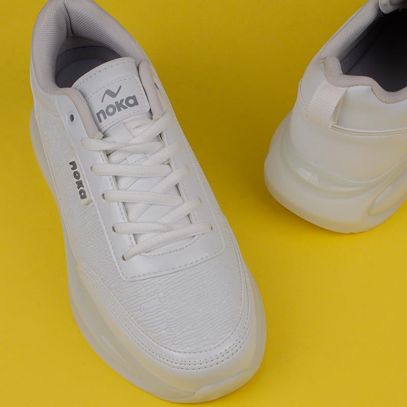 M2S Beyaz  Want Erkek Havalı Taban Sneaker