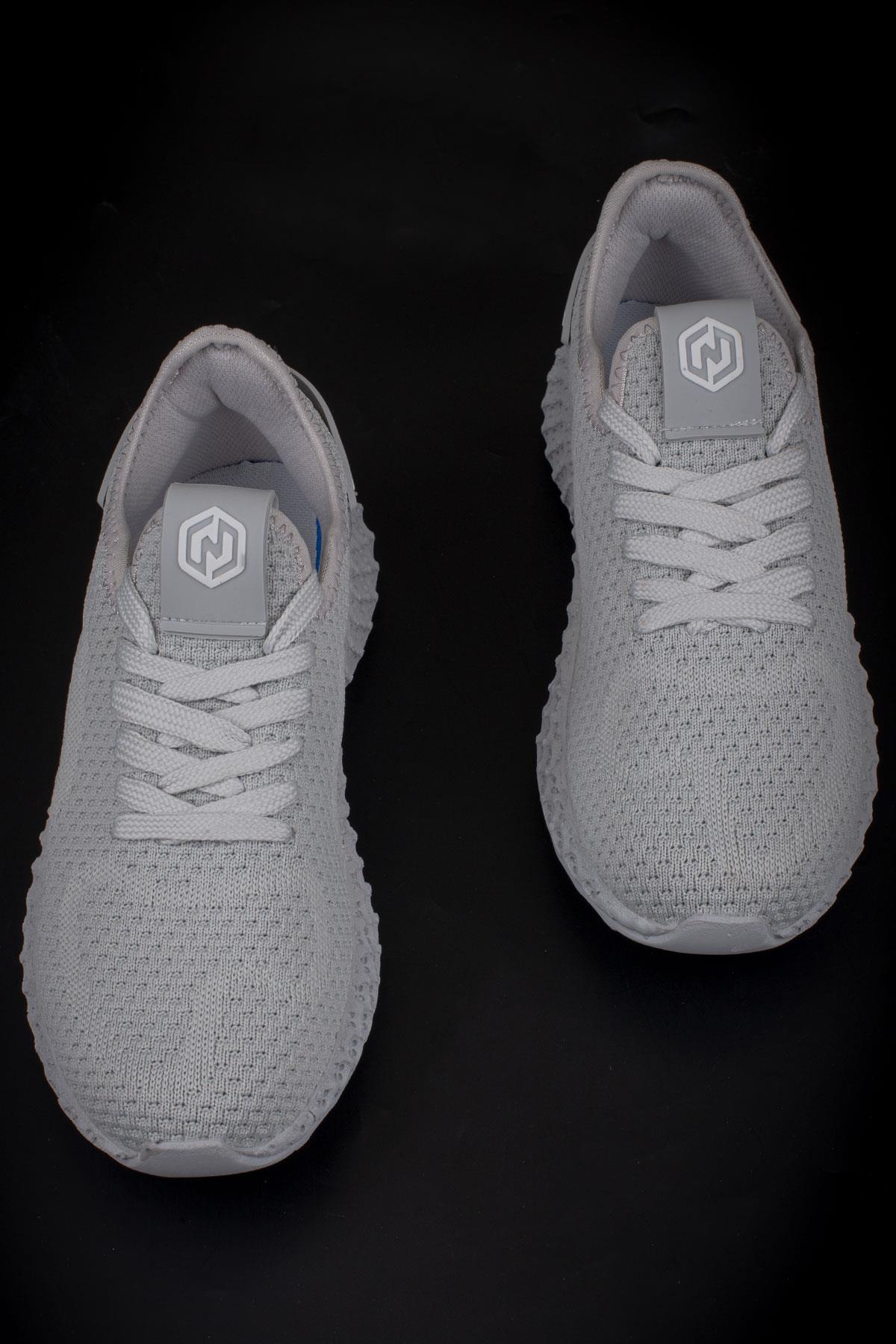 M2S Gri  Nest Unisex Yazlık Ultra Hafif  Esnek Sneaker 