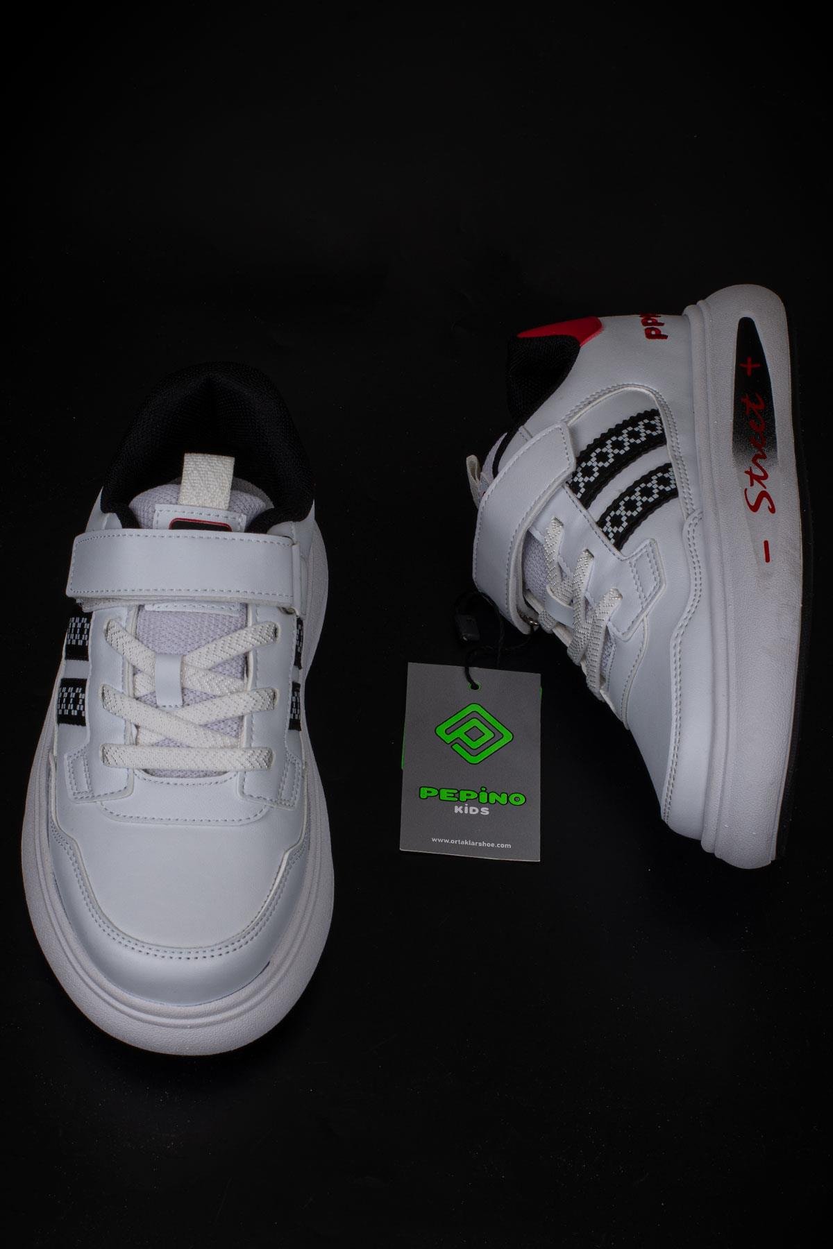 Pepino Beyaz  Street Unisex Çocuk Spor Ayakkabı