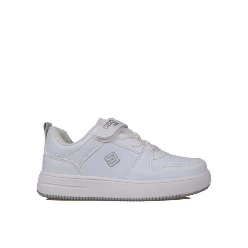 Pepino Beyaz  Ultra Hafif Düz Unisex Çocuk Sneaker