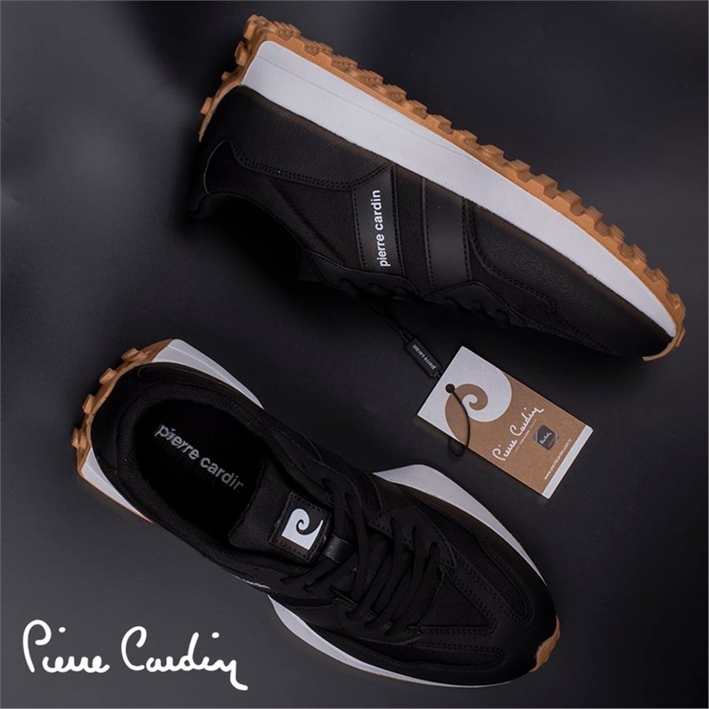 Pierre Cardin Siyah Erkek Moca Kauçuk Spor Ayakkabı