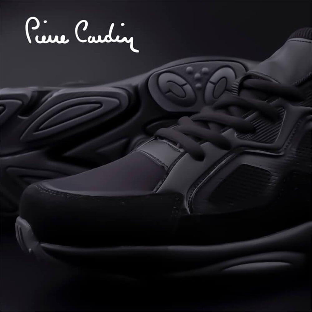 Pierre Cardin Siyah Erkek Printemps 4 Mevsim Spor Ayakkabı