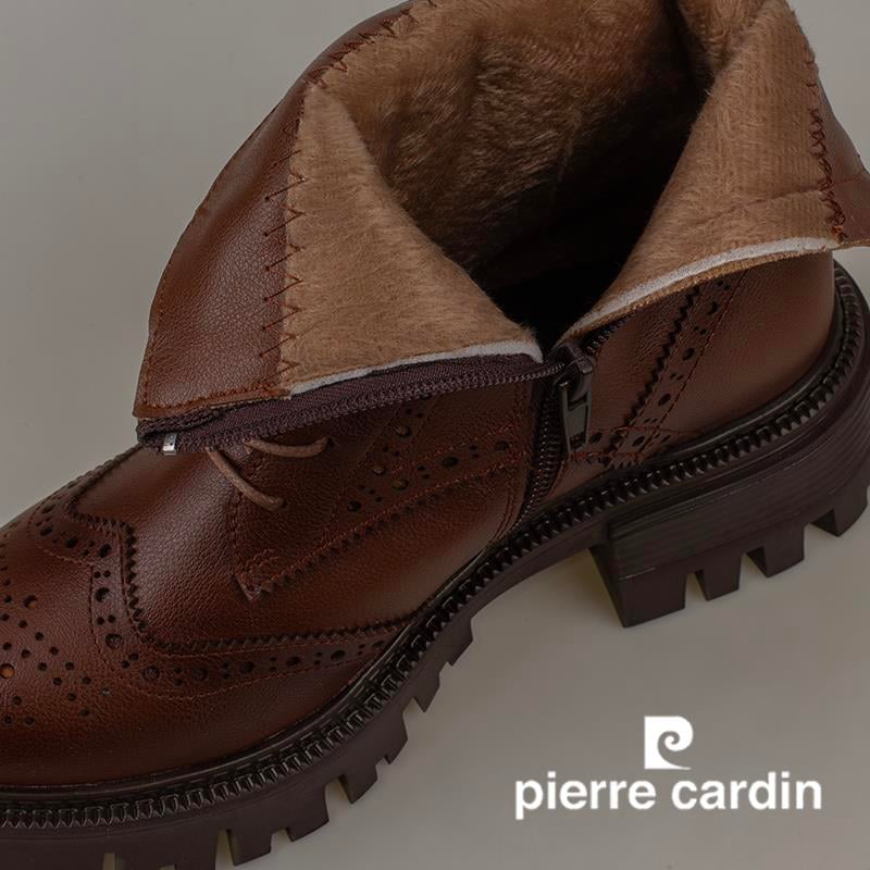 Pierre Cardin Taba  Lazer Kesim Kadın Casual Bot