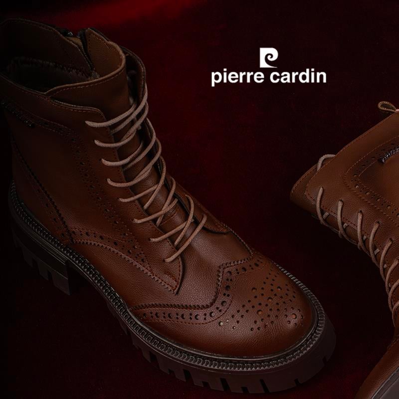 Pierre Cardin Taba  Lazer Kesim Kadın Casual Bot