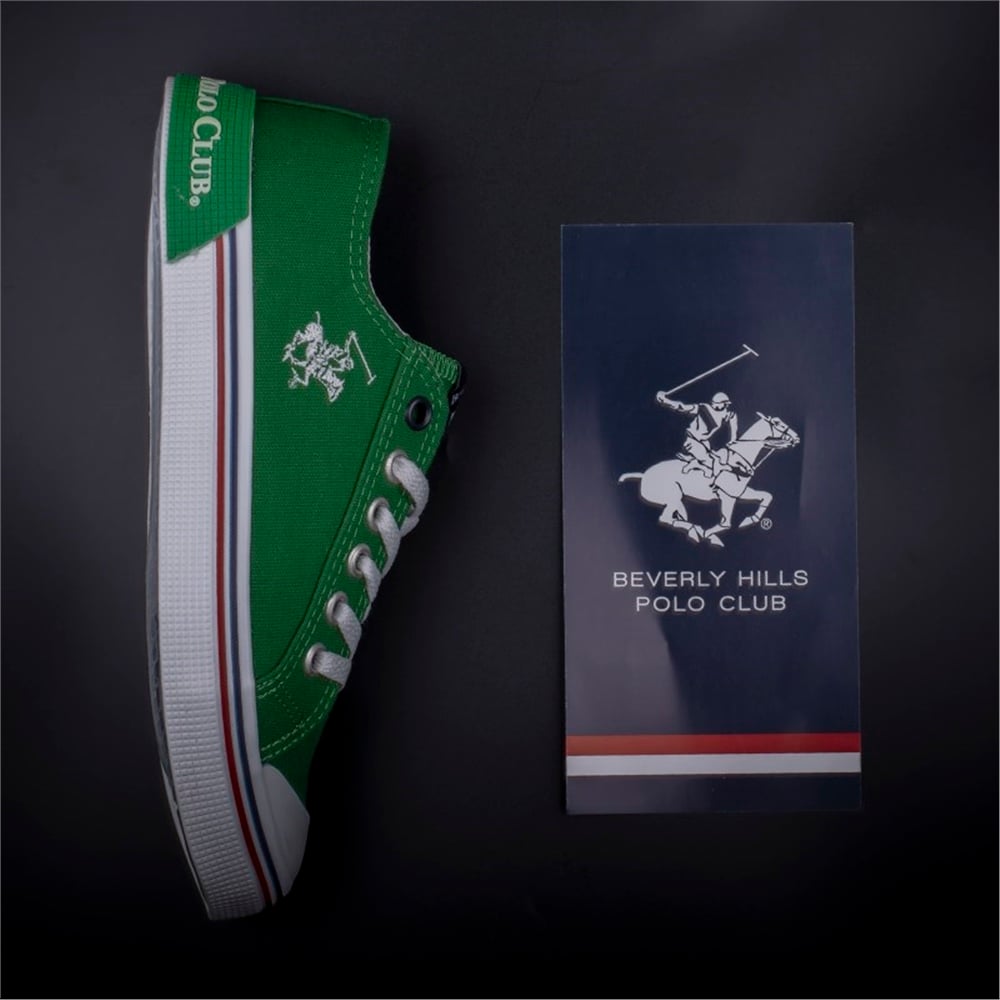 Polo Club Yeşil Unisex Kısa Keten Spor Ayakkabı