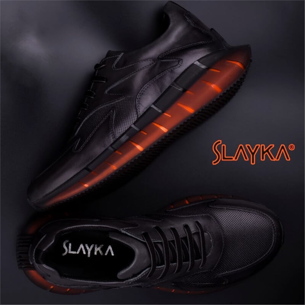 Slayka Füme Erkek Magma Hakiki Deri Günlük Ayakkabı