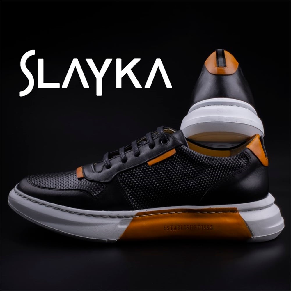 Slayka Siyah Erkek Soft Casual Füme Ayakkabı