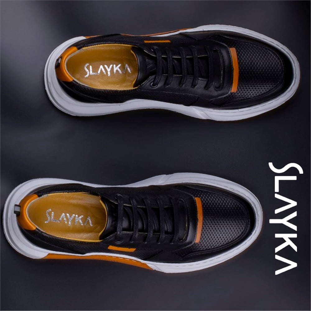 Slayka Siyah Erkek Soft Casual Füme Ayakkabı