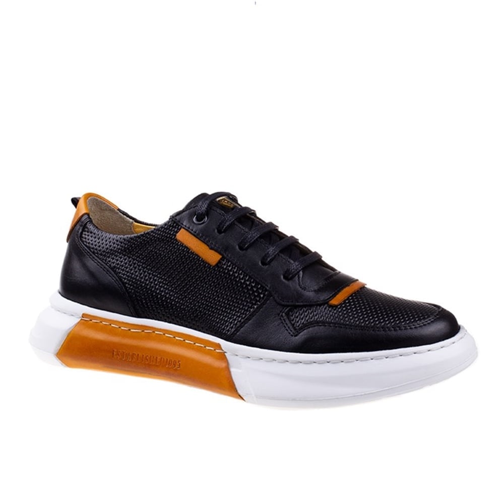 Slayka Siyah Erkek Soft Casual Füme Ayakkabı