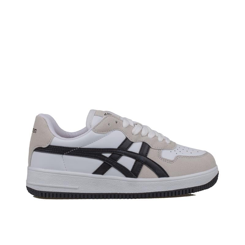 Tayger Beyaz  Unisex Kaymaz Tabanlı Sneaker