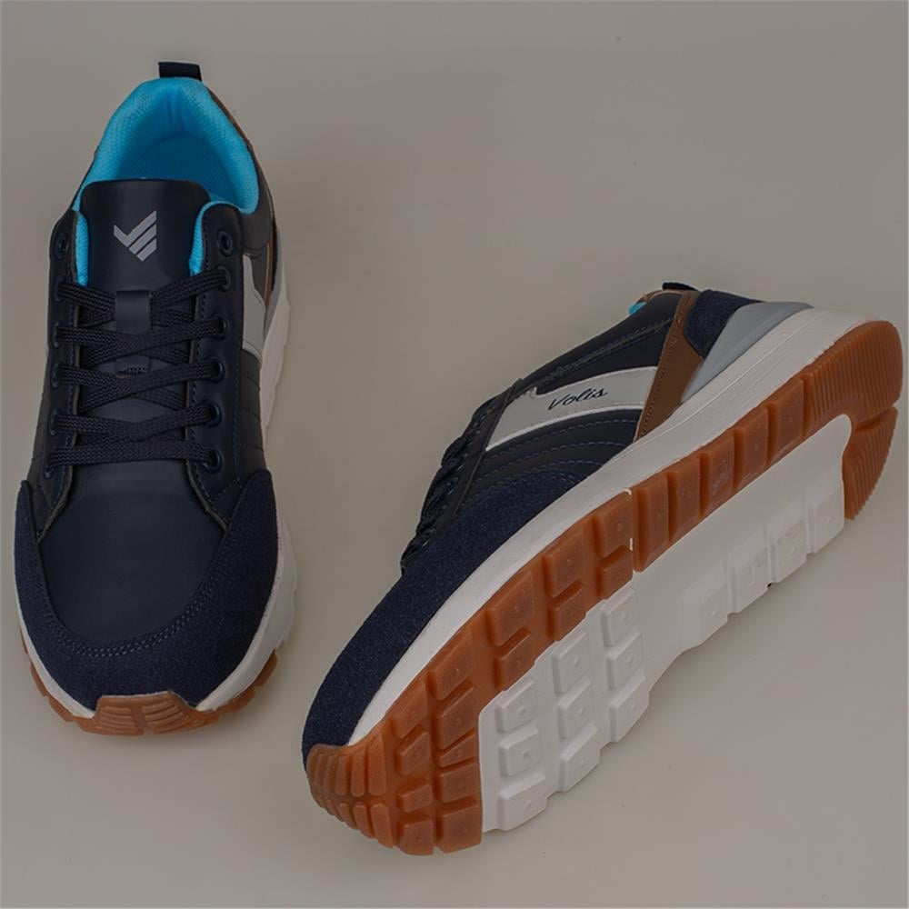 Trend Adımlar Lacivert  Mevsimlik Erkek Spor Ayakkabı