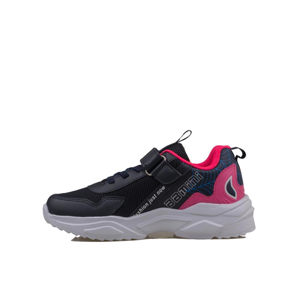 Trend Adımlar Pembe  Kalın Hafif Comfortable Unisex Çocuk Sneaker