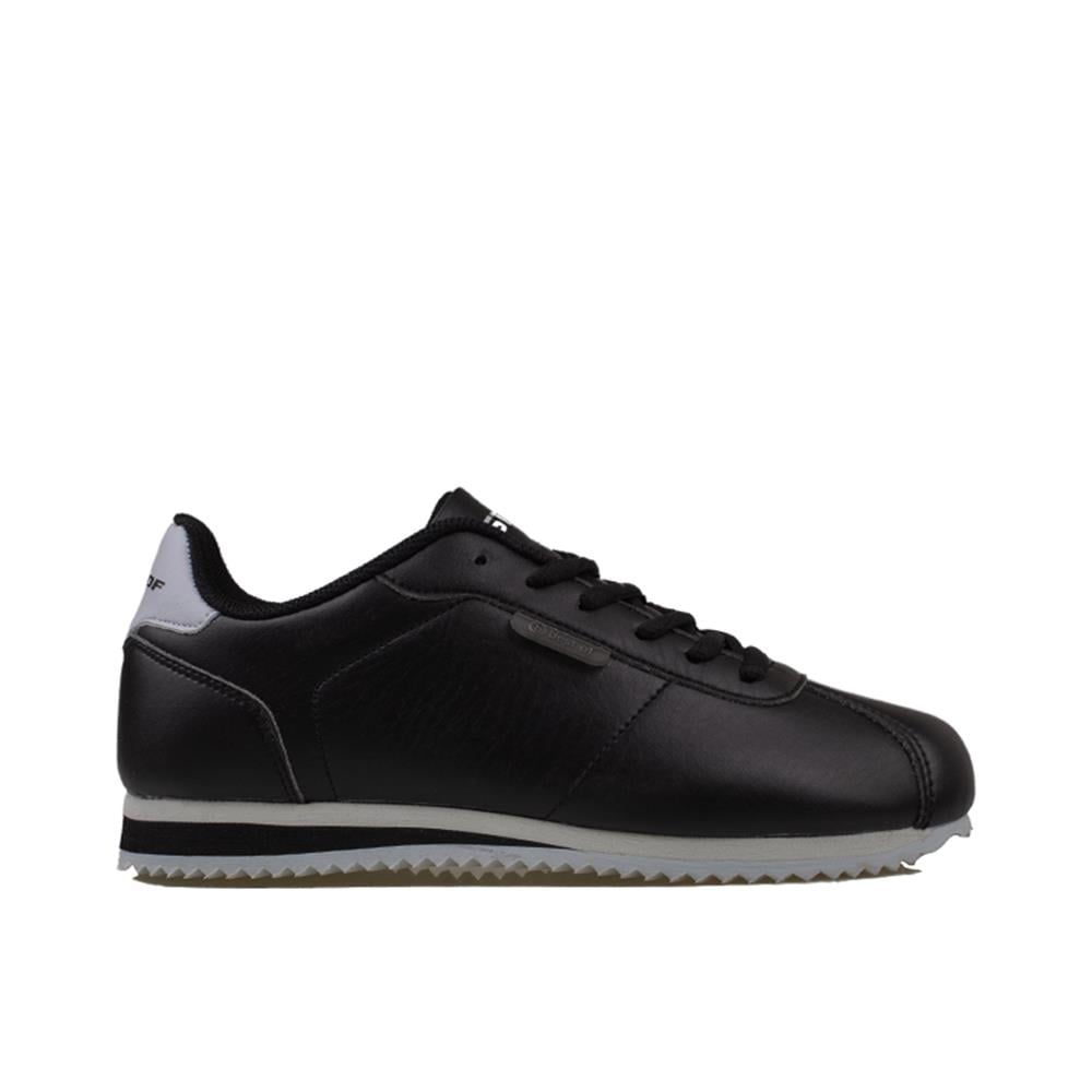 Trend Adımlar Siyah-Beyaz  Sıfır Taban Unisex Kort Sneaker