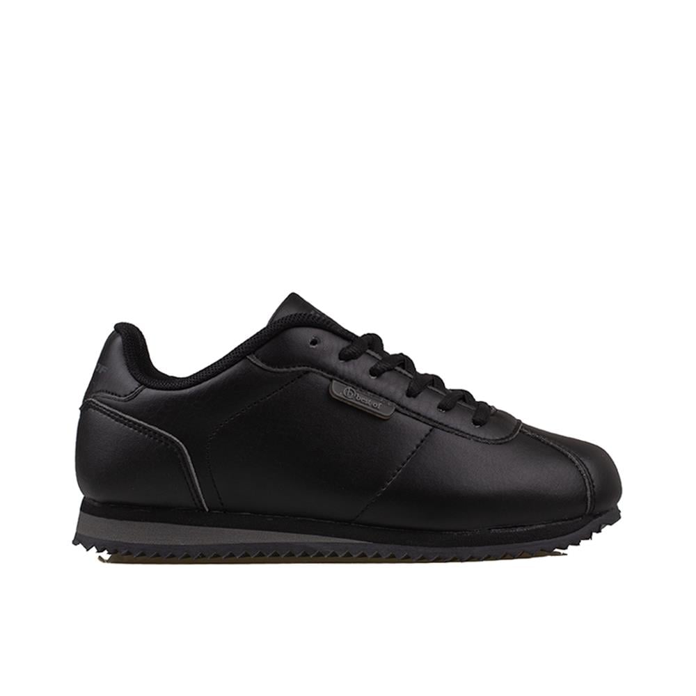 Trend Adımlar Siyah  Sıfır Taban Unisex Kort Sneaker