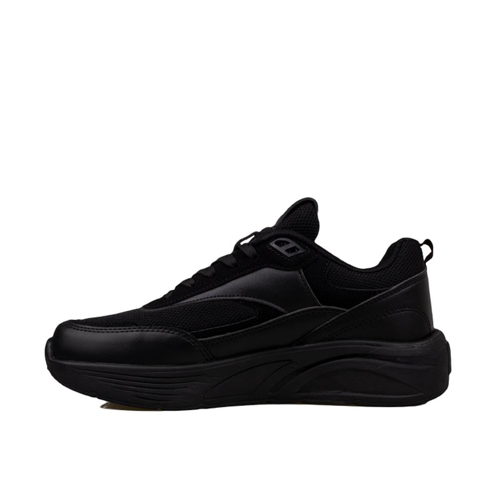Trend Adımlar Siyah  Unisex Kalın Taban Comfortable Sneaker
