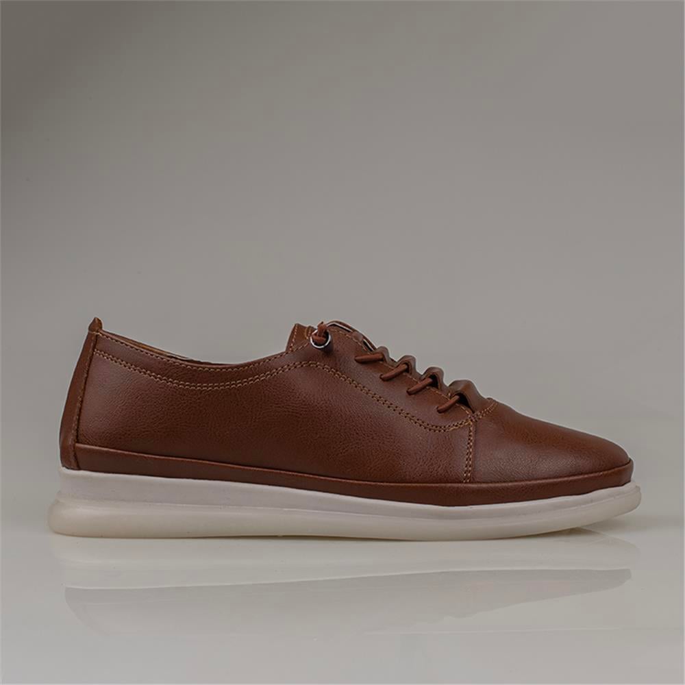 Trend Adımlar Taba  Step Ease Comfort Düz Kadın Lastikli Ayakkabı