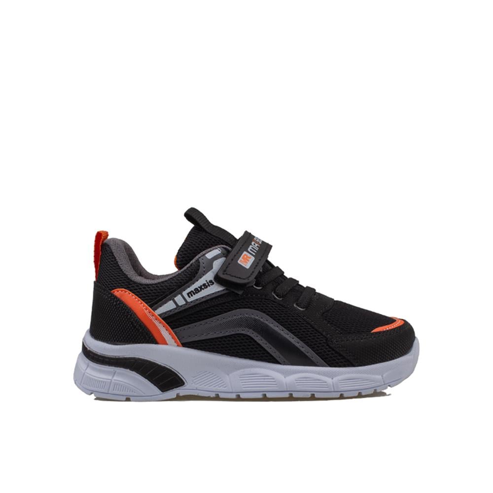 Trend Adımlar Turuncu  Cırt Cırtlı Unisex Çocuk Spor Ayakkabı