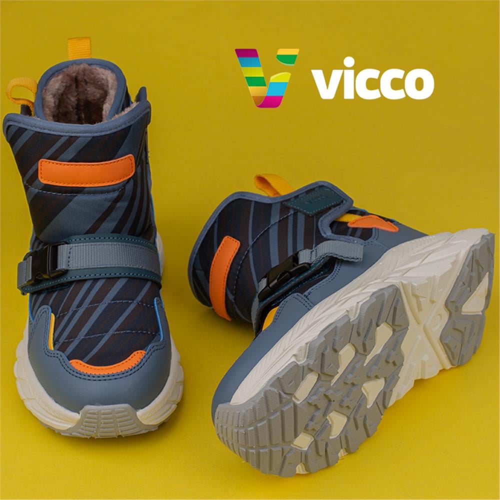 Vicco Mavi  Karoo Unisex Çocuk Yünlü Ultra Hafif Kar Botu