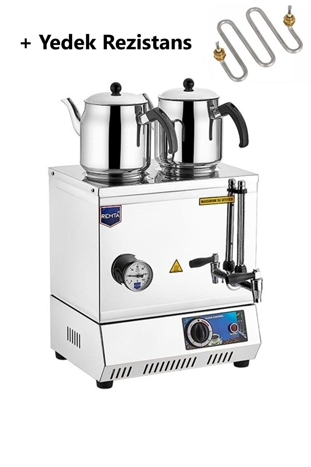 Remta EP05 40 Model Çift Demlikli Elektrikli Çay Ocağı 30 LT + YEDEK REZİSTANS