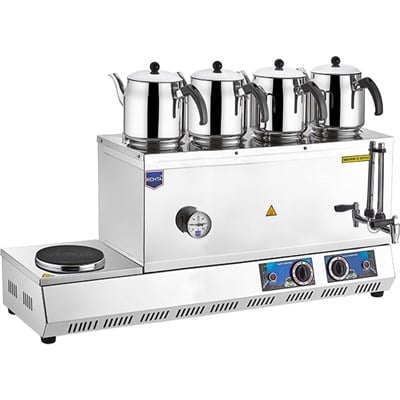 Remta K33 85 Model Dört Demlikli Elektrikli Çay Ocağı 58 LT
