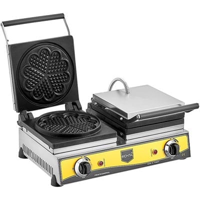 REMTA W15 Çiftli Çiçek Model Waffle Makinası Elektrikli 16 cm