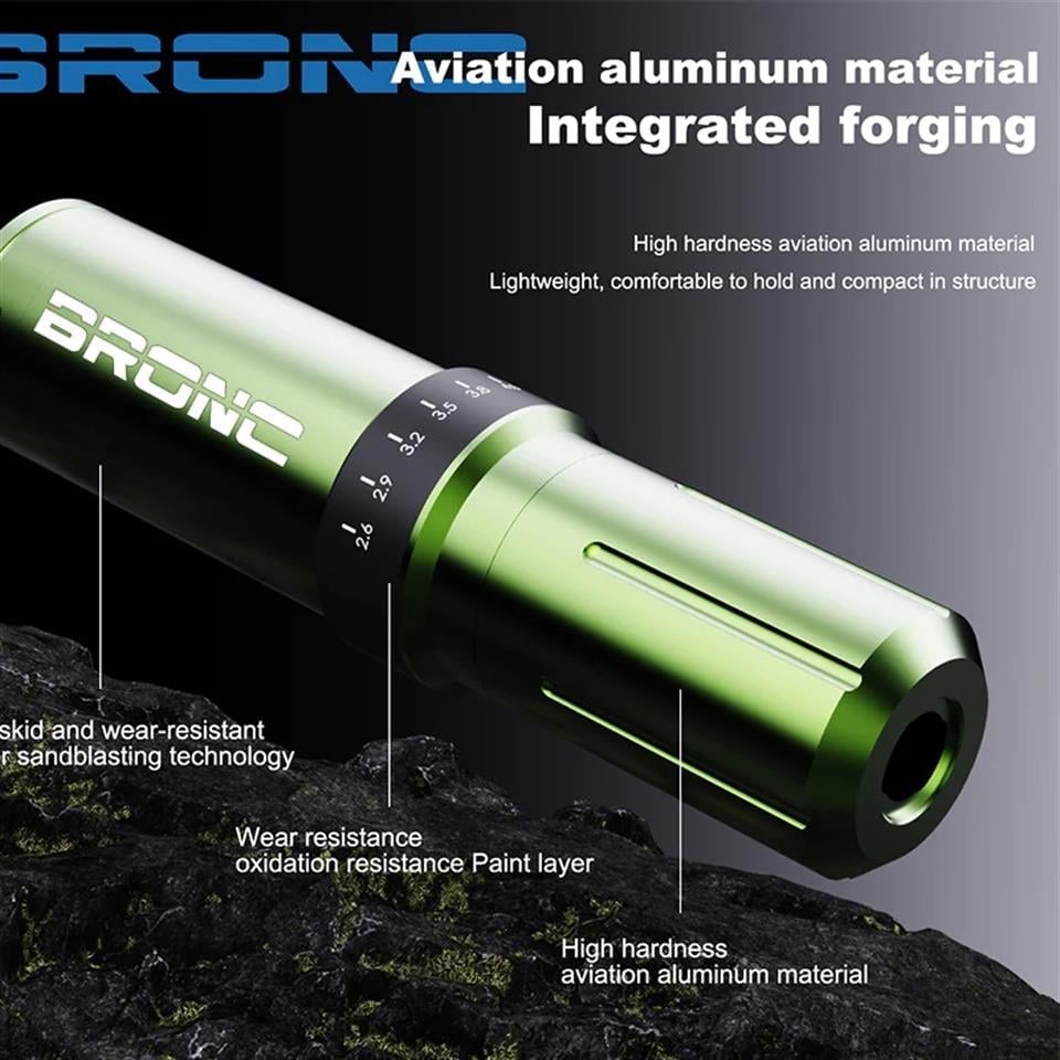 BRONC Max V12 Ayarlanabilir Wireless Pen Army Green
