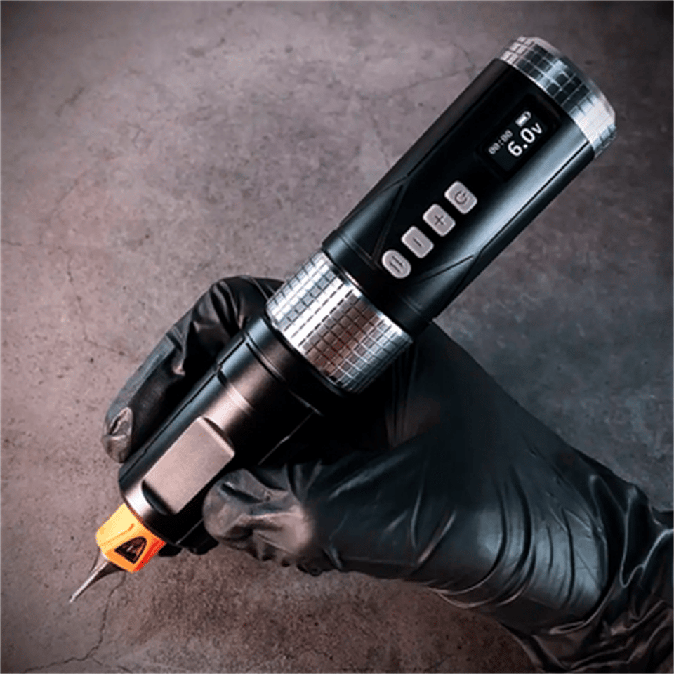 BRONC WIRELESS TATTOO PEN V8 4.0 Stroke Black
