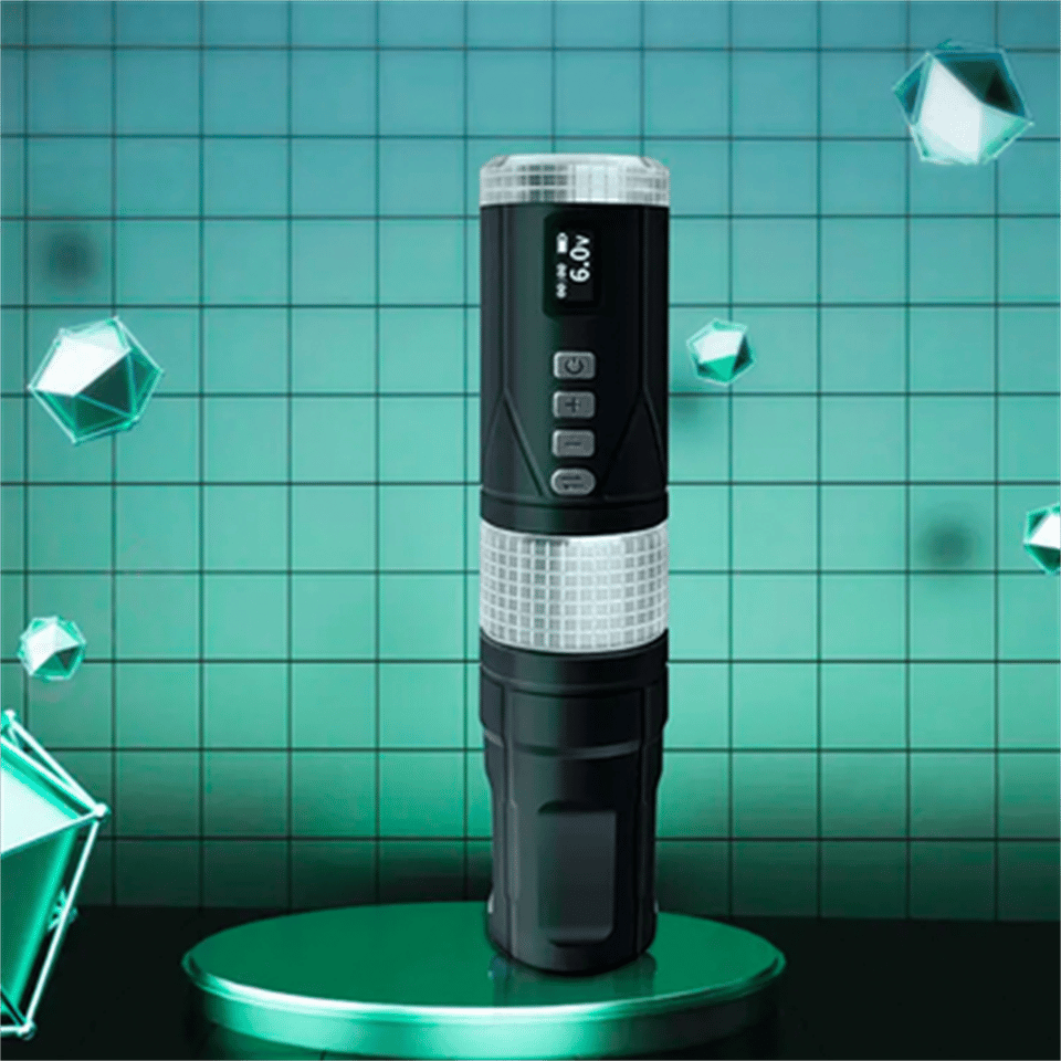 BRONC WIRELESS TATTOO PEN V8 4.0 Stroke Black