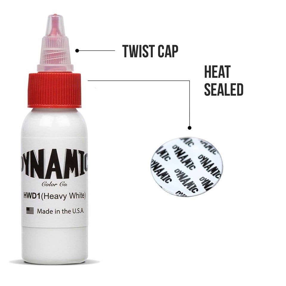 Dynamic Heavy White - Beyaz Tattoo Dövme Boyası - 8oz/240ml