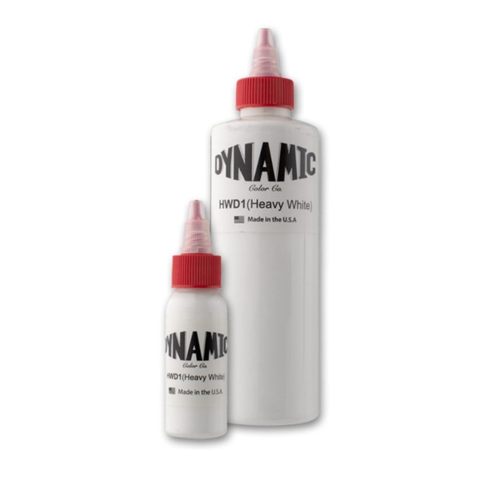 Dynamic Heavy White - Beyaz Tattoo Dövme Boyası - 8oz/240ml
