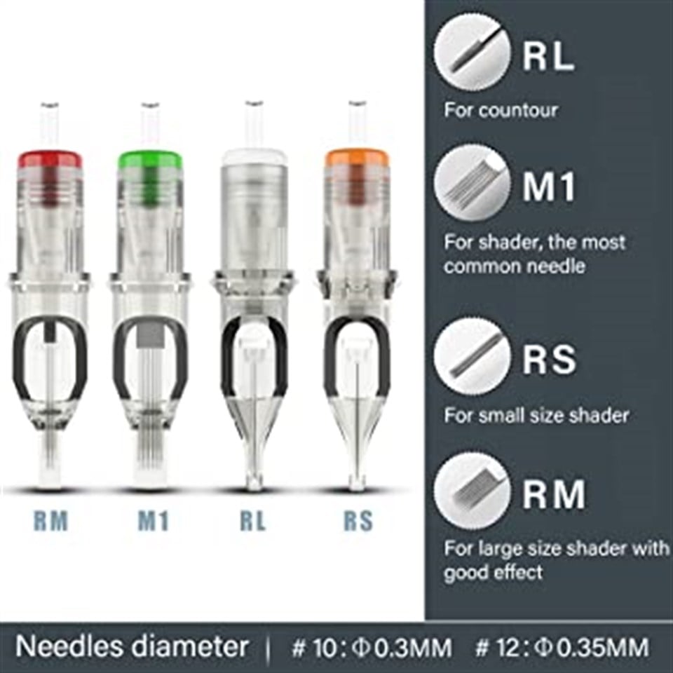 Ez Revolution 0809 RLT Kartuş Dövme İğnesi - Round Liner