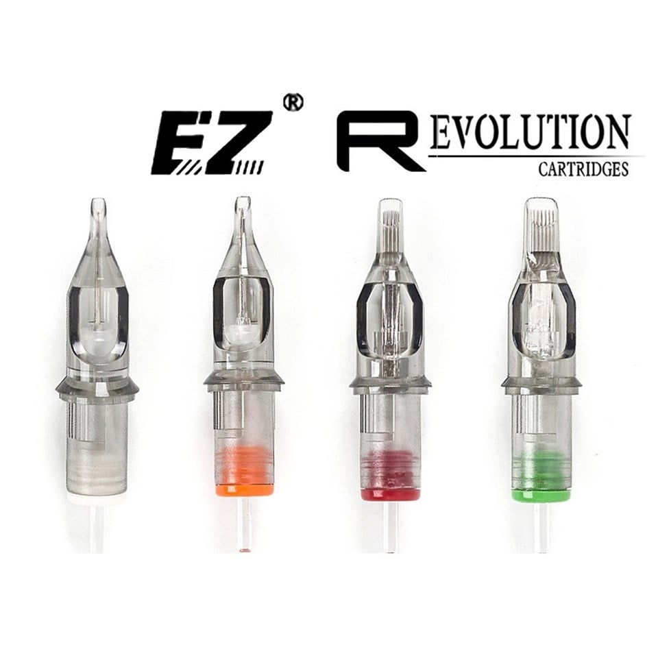 Ez Revolution 1215 M1C Kartuş Dövme İğnesi - Curved Magnum