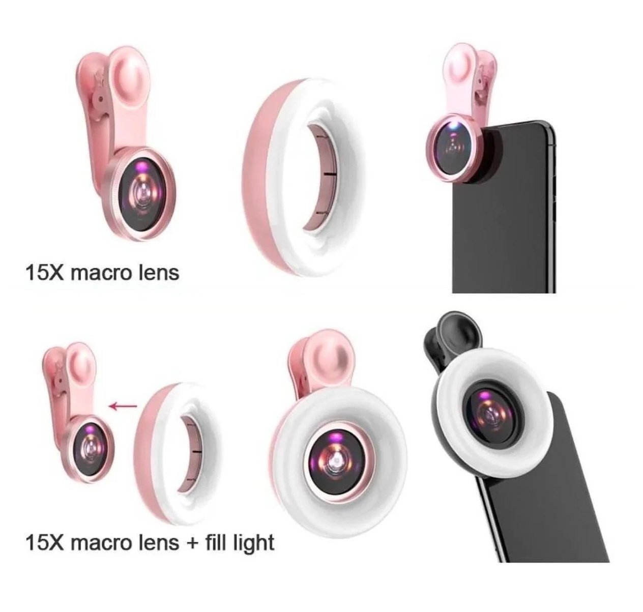 Led'li Dövme ve Kalıcı Makyaj Fotoğraflama Lens