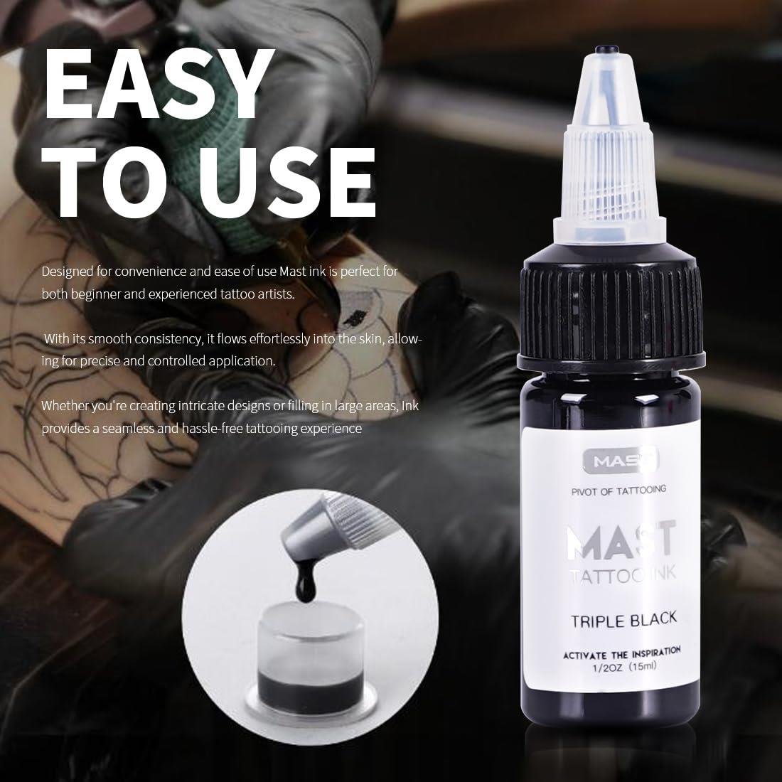 Mast Triple Black Dövme Boyası 1oz 30ml