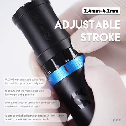 Mast WJX W3 2.4 - 4.2 mm Stroke BLACK