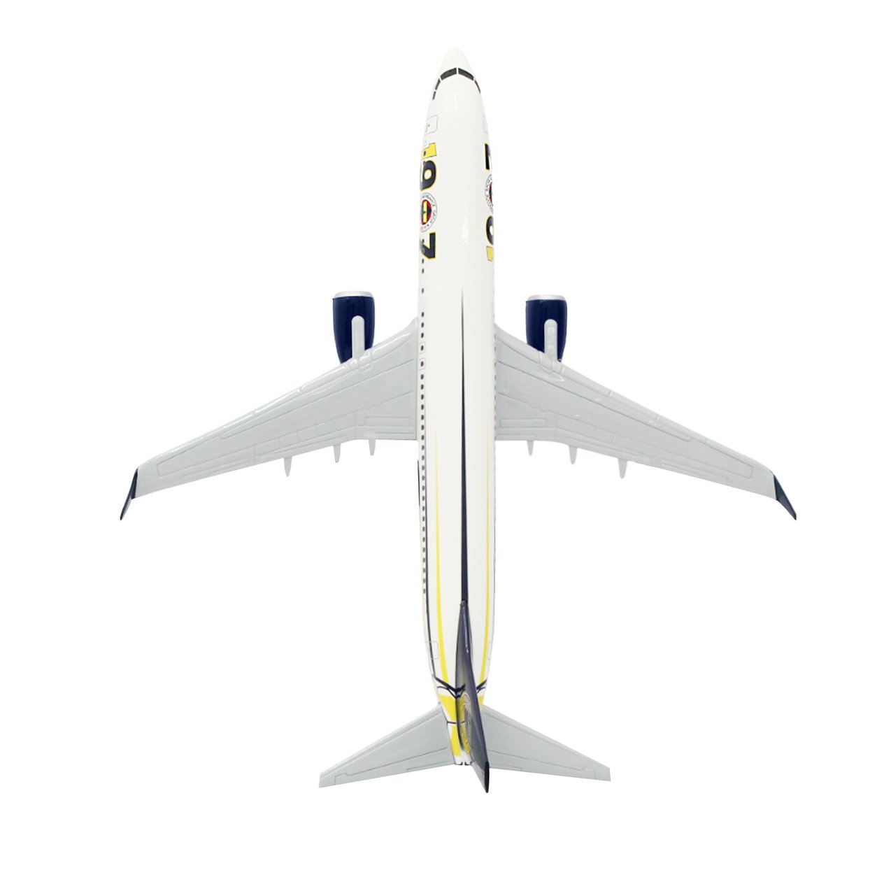 UCK0187Zekupp Boeing 737-800 1/100 Ölçek Fenerbahçe Lisanslı 1907 Tasarım Maket Uçak