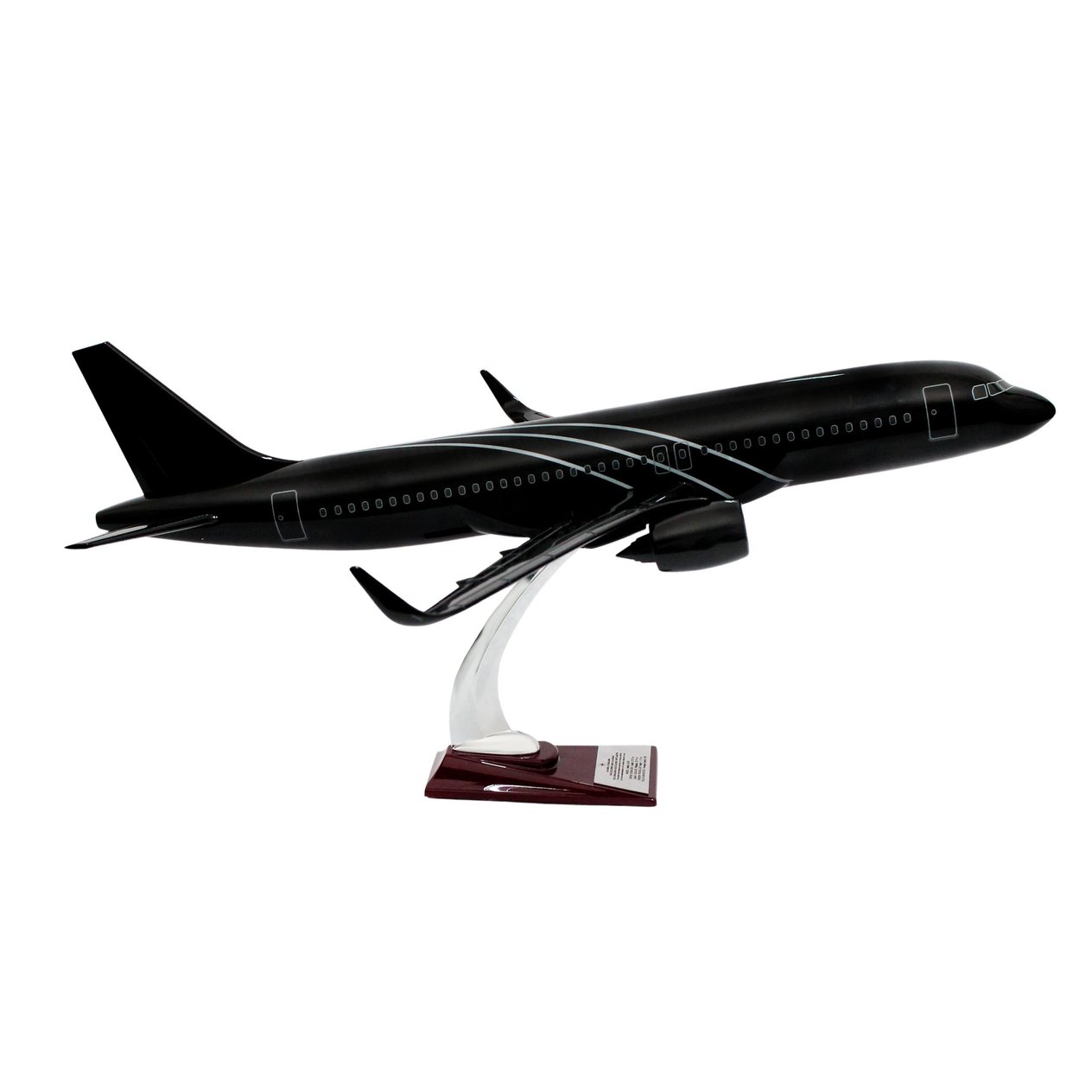 UCK0215Zekupp Airbus 320-200 1/60 Ölçek Çizgili  Tasarım Keman Boy Maket Uçak