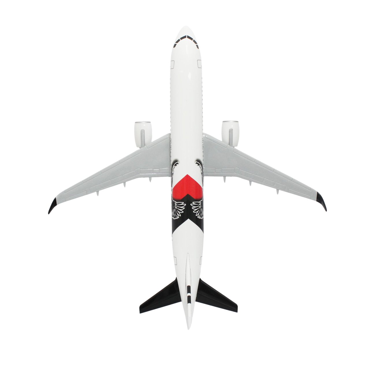 UCK0218Zekupp Airbus 320-200 1/60 Ölçek Kartal Tasarım Beyaz Keman BoyMaket Uçak
