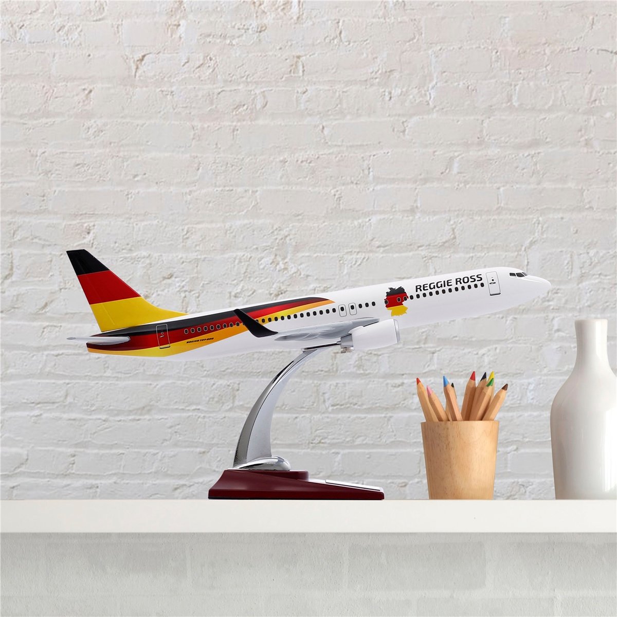 Zekupp - Maket Uçak - Boeing 737-800 1/100 - ALMANYA ÖZEL TASARIM Model Uçak