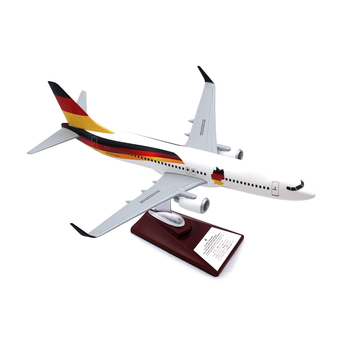Zekupp - Maket Uçak - Boeing 737-800 1/100 - ALMANYA ÖZEL TASARIM Model Uçak