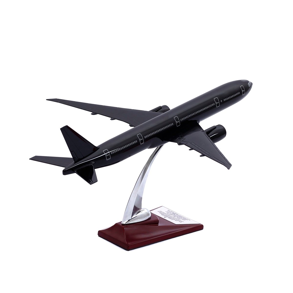 Zekupp - Maket Uçak - Boeing 777-300 1/200 - SİYAH ÖZEL TASARIM Model Uçak