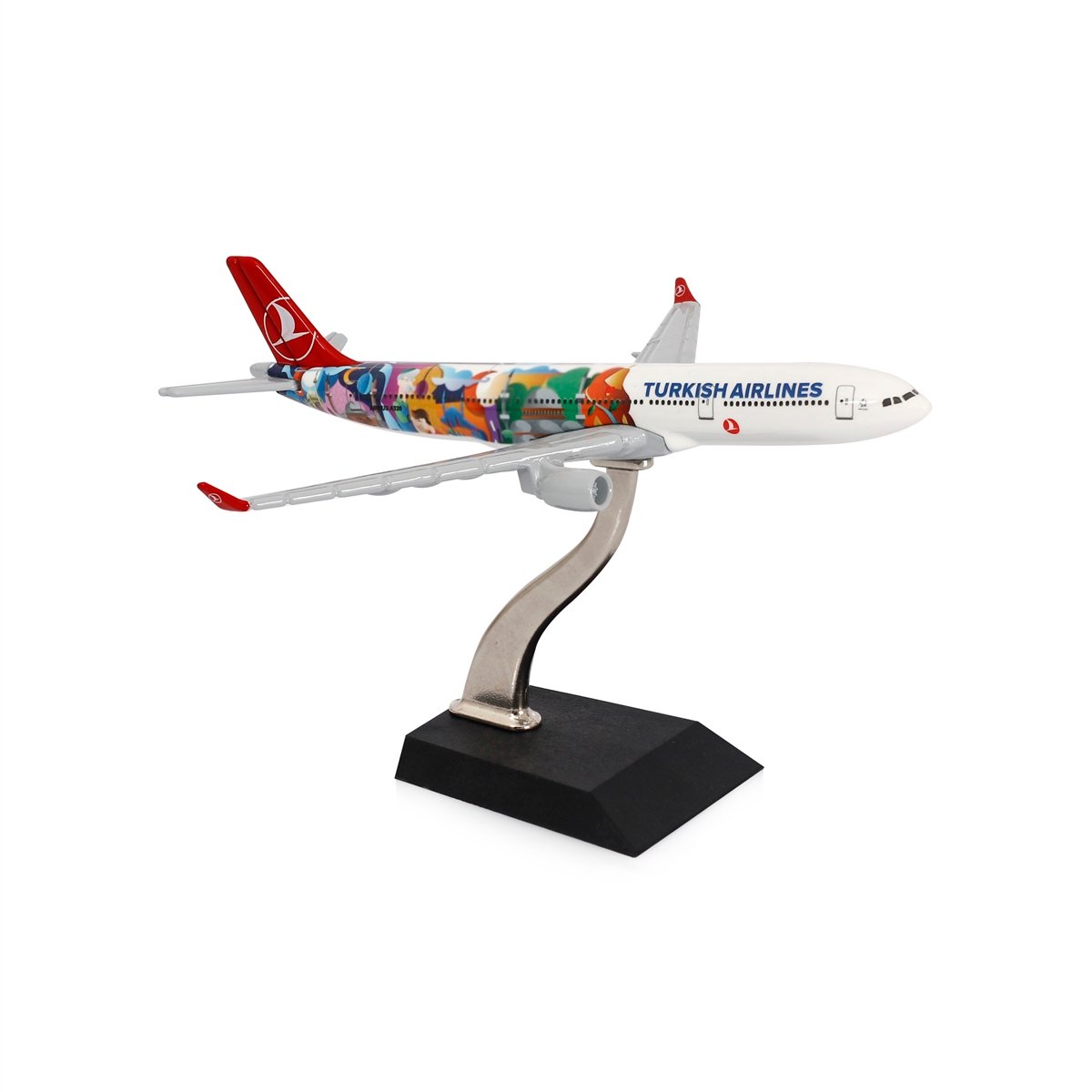 ZekUpp - Maket Uçak THY LİSANSLI - Airbus 330-300 1/400 METAL -  İSTANBUL TASARIMLI Model Uçak