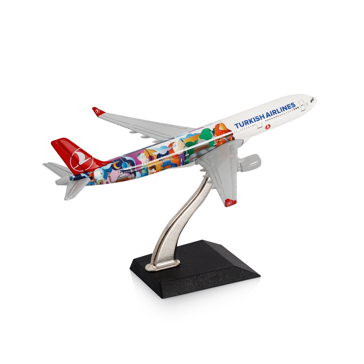 ZekUpp - Maket Uçak THY LİSANSLI - Airbus 330-300 1/400 METAL -  İSTANBUL TASARIMLI Model Uçak