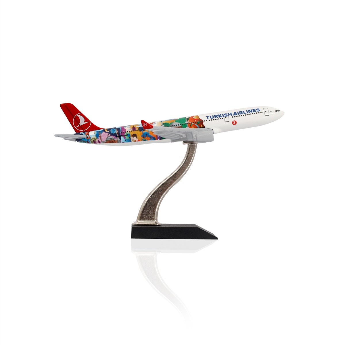 ZekUpp - Maket Uçak THY LİSANSLI - Airbus 330-300 1/400 METAL -  İSTANBUL TASARIMLI Model Uçak