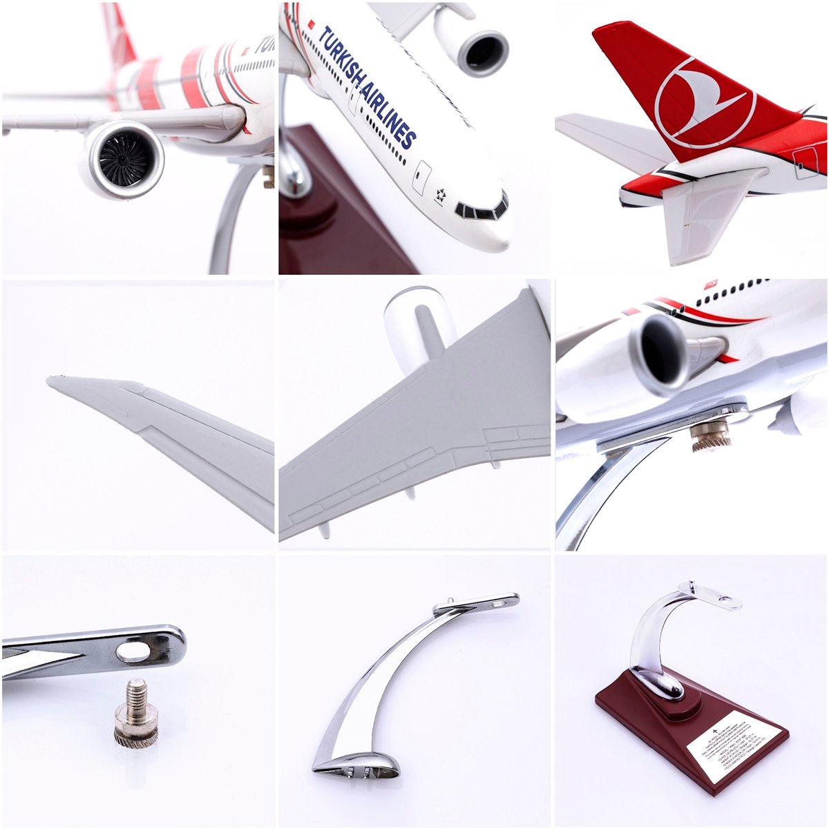 Zekupp - Maket Uçak THY LİSANSLI - Boeing 777-300 1/200 - RİVER PLATE Model Uçak