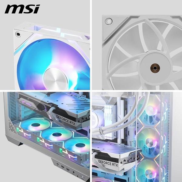 MSI MPG EZ120 ARGB-W KASA FANI+KONTROL ÜNİTESİ BEYAZ 3-lü paket