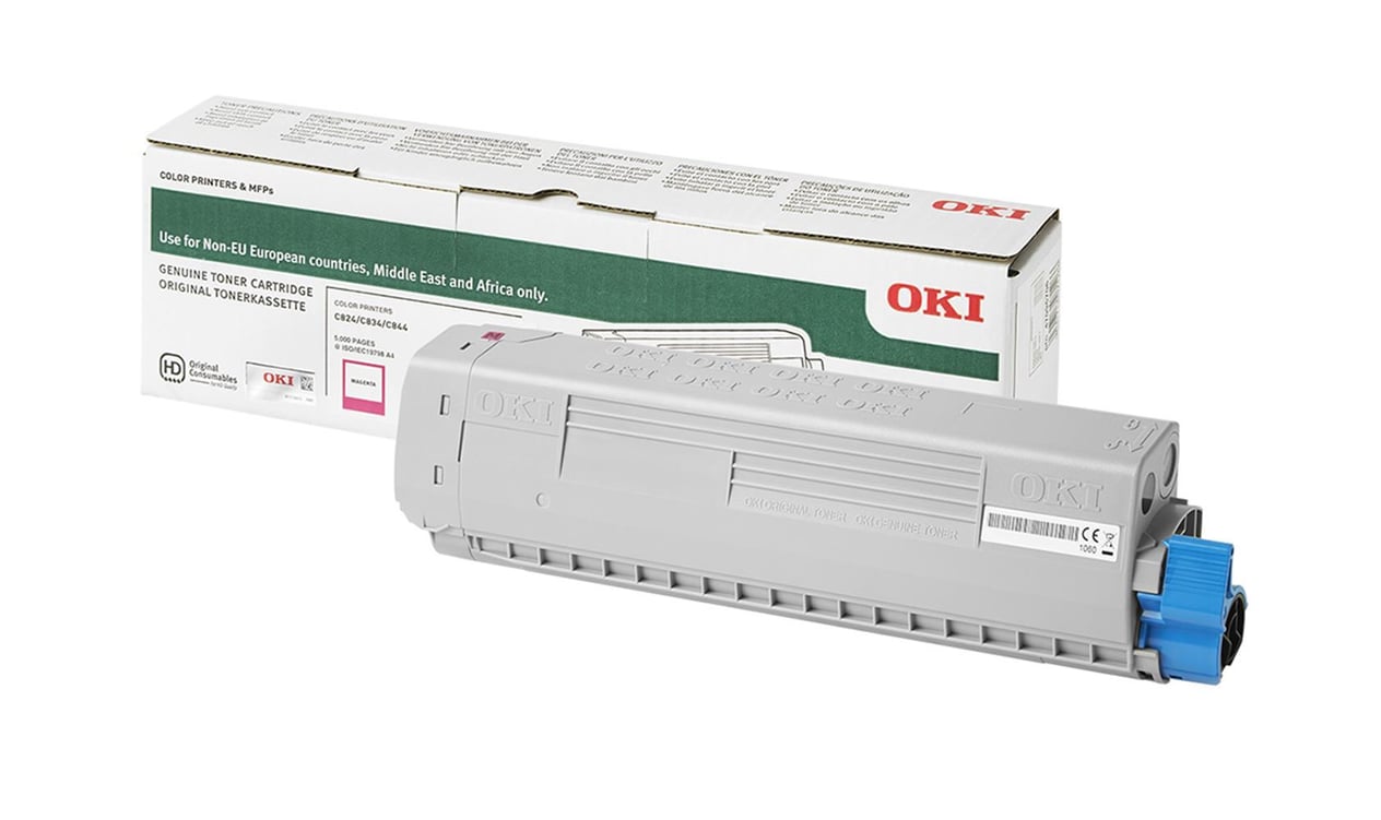OKI 47095702 TONER C824 - C834 - C844  KIRMIZI TONER 5000 SAYFA