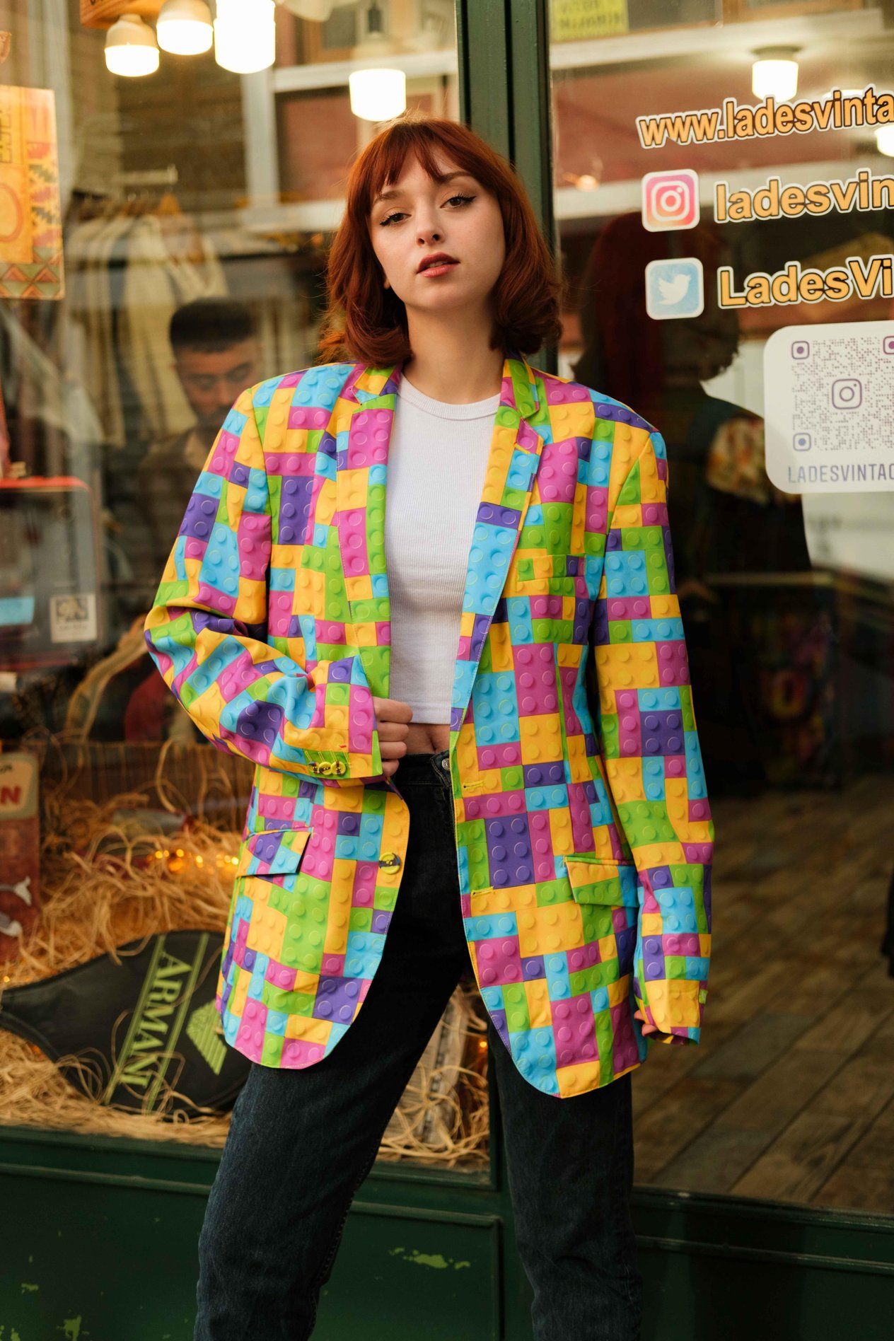 Funny Suits Model Gökkuşağı Renk Kadın Ceket