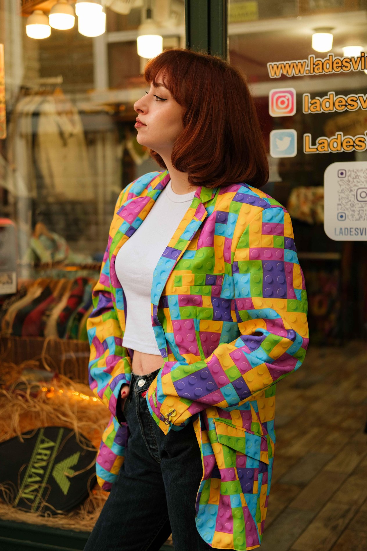 Funny Suits Model Gökkuşağı Renk Kadın Ceket