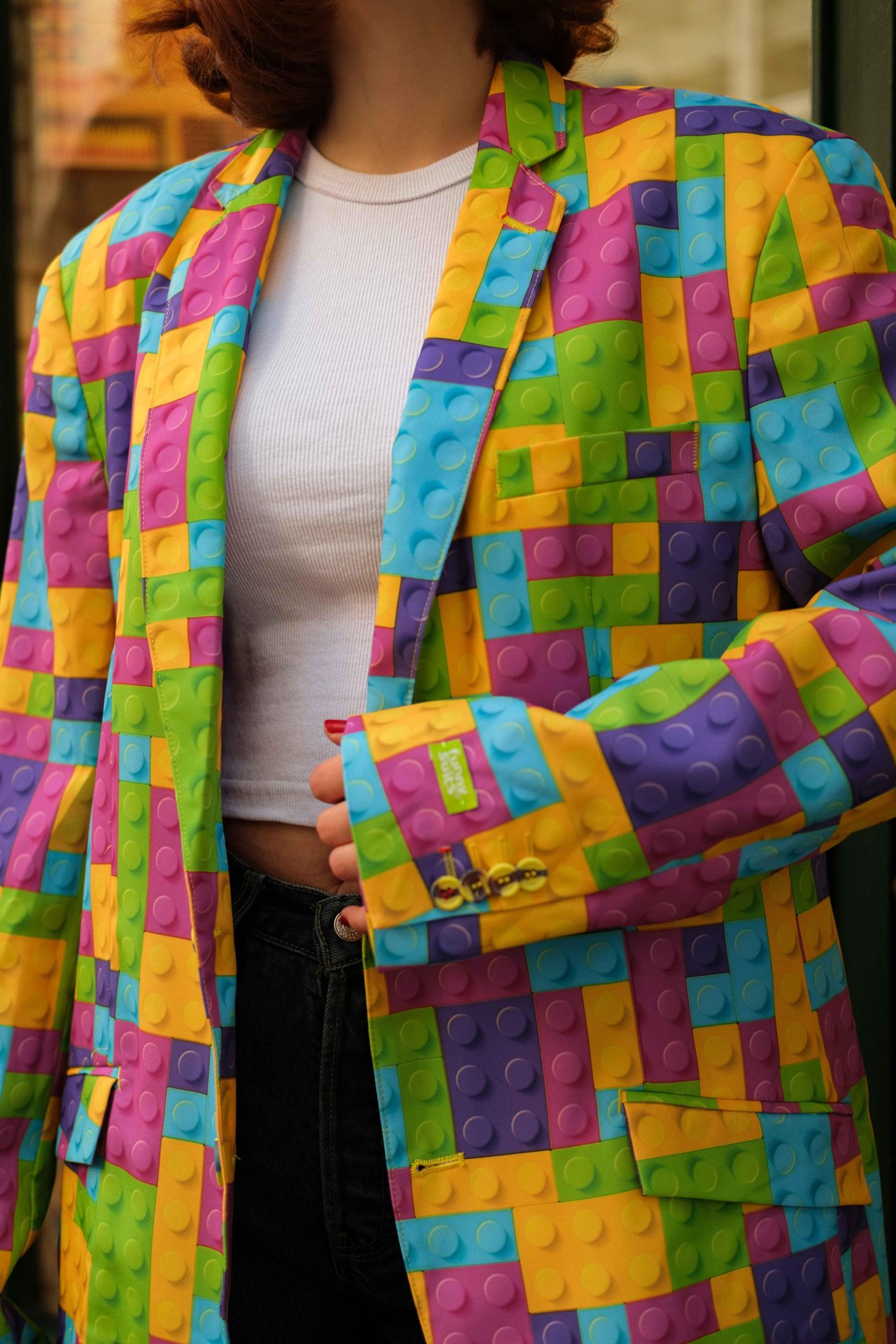 Funny Suits Model Gökkuşağı Renk Kadın Ceket